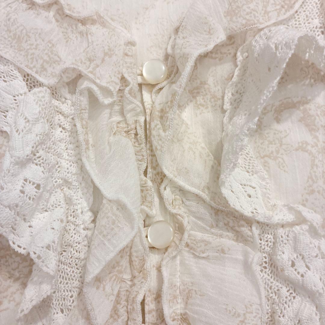 00 グランジ 森ガール フリルカーディガン 平成 ノームコア y2k クラロリ