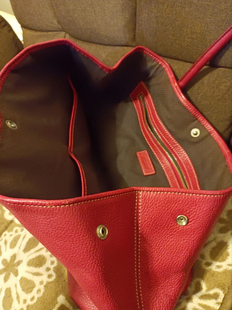 廃盤UNITEDARROWSレザーバック赤ガーデンパーティー