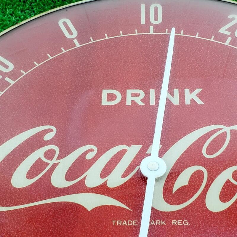 Coca-Cola/コカ・コーラ 当時物 壁掛け 温度計 アンティーク 喫茶店
