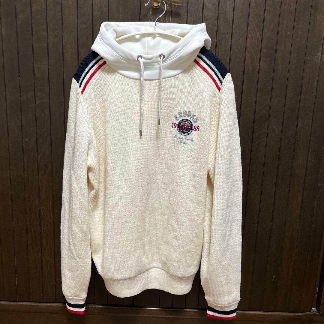 ZOY ゴルフフード付きセーター 1988年刺繍入り未使用