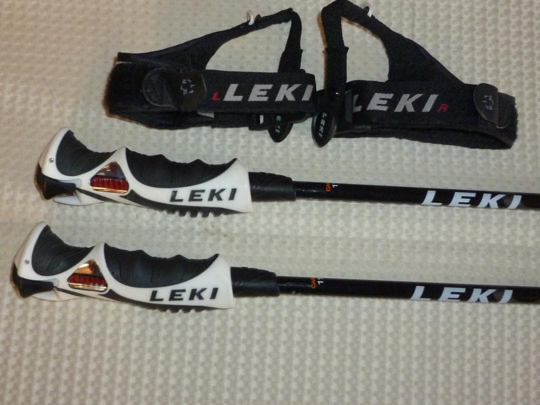 未使用 LEKI スキーストック CARBON TECH11S 117cm
