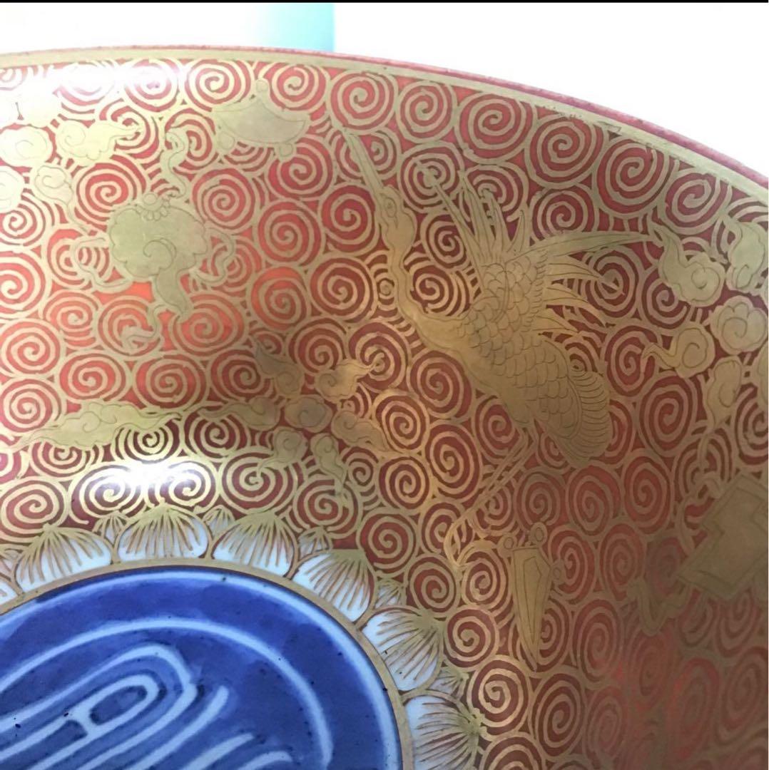 永楽　善五郎　菓子鉢　光琳松　染付