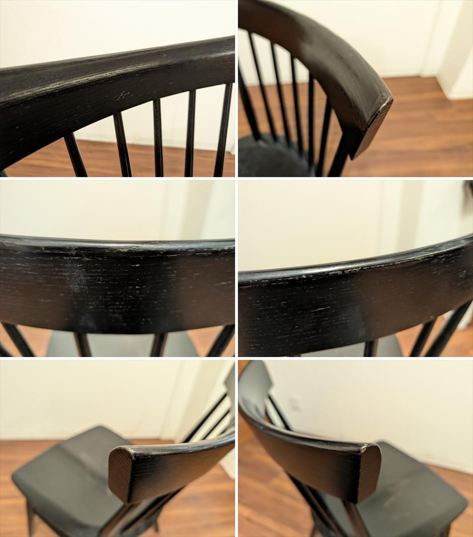 柏木工　オーク　ダイニングチェア　ウィンザーチェア　アームチェア　椅子　イス　A