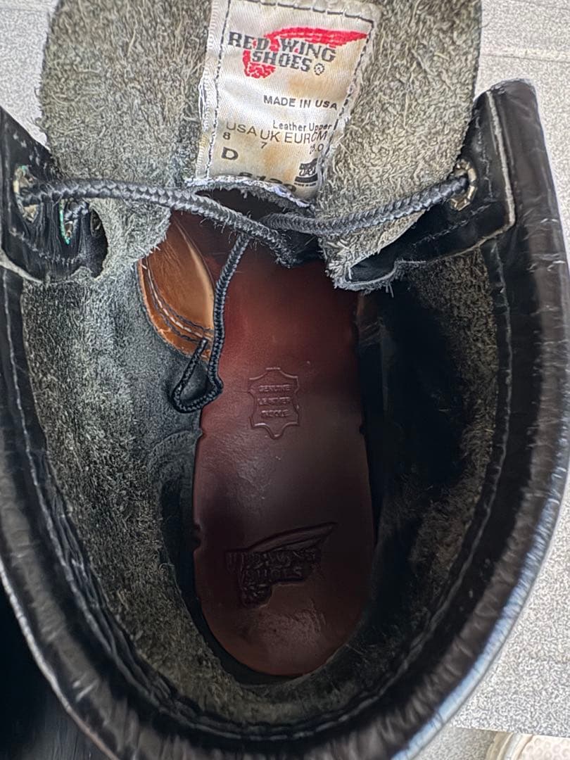 REDWING 6-INCH CLASSIC MOC BLACK レッドウイング