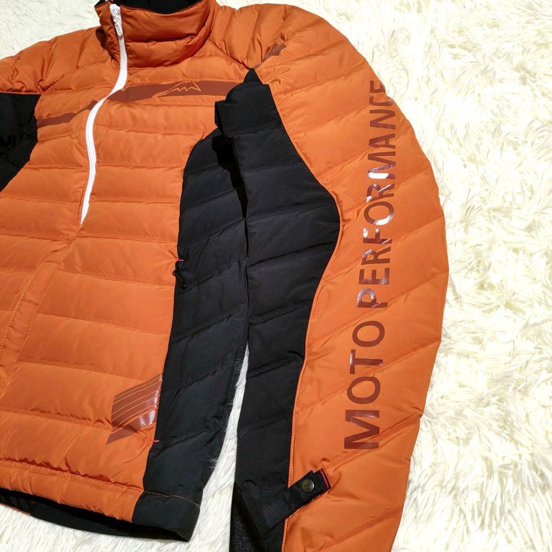 【極美品】クシタニ ホワイトグースダウンジャケット オレンジ Lサイズ