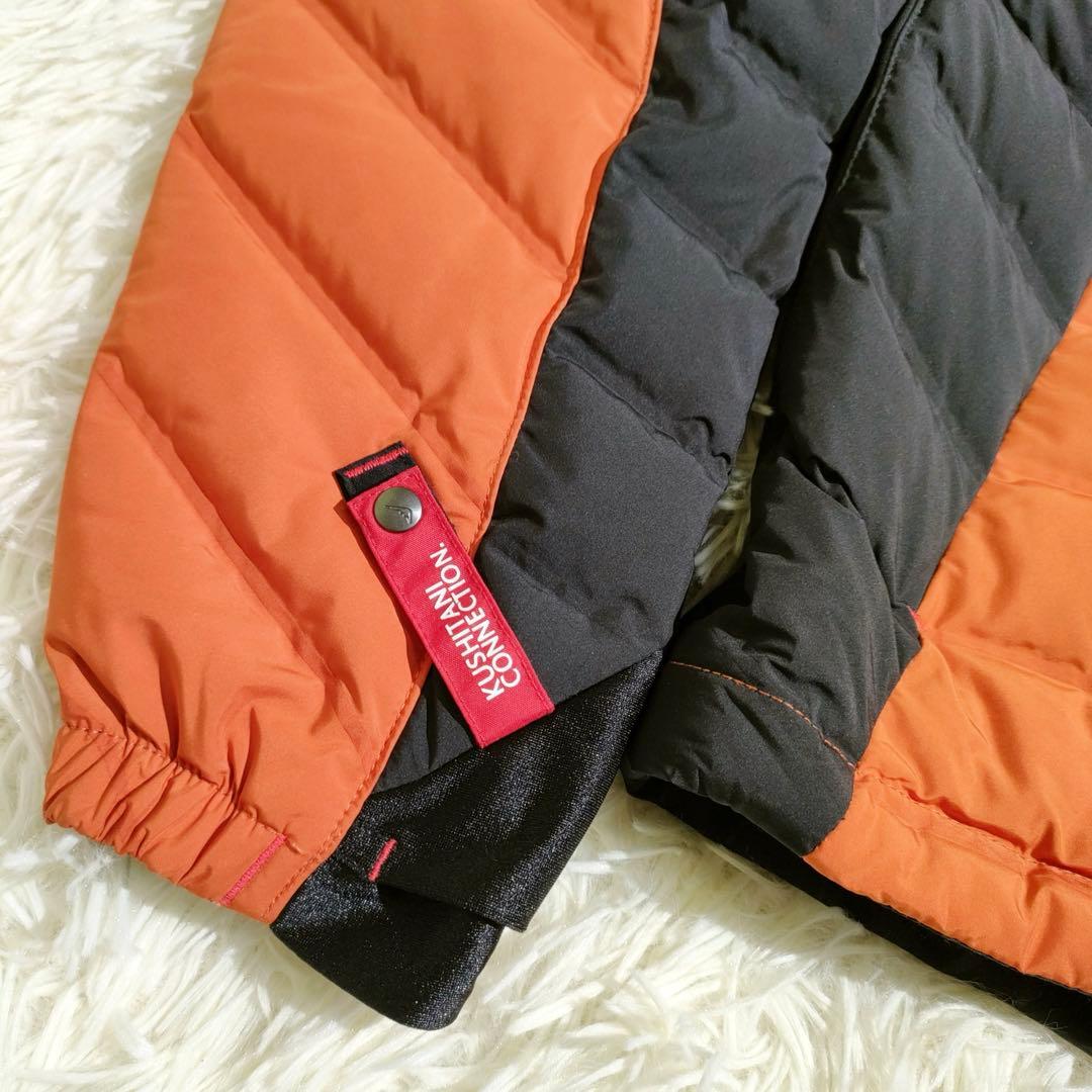 【極美品】クシタニ ホワイトグースダウンジャケット オレンジ Lサイズ