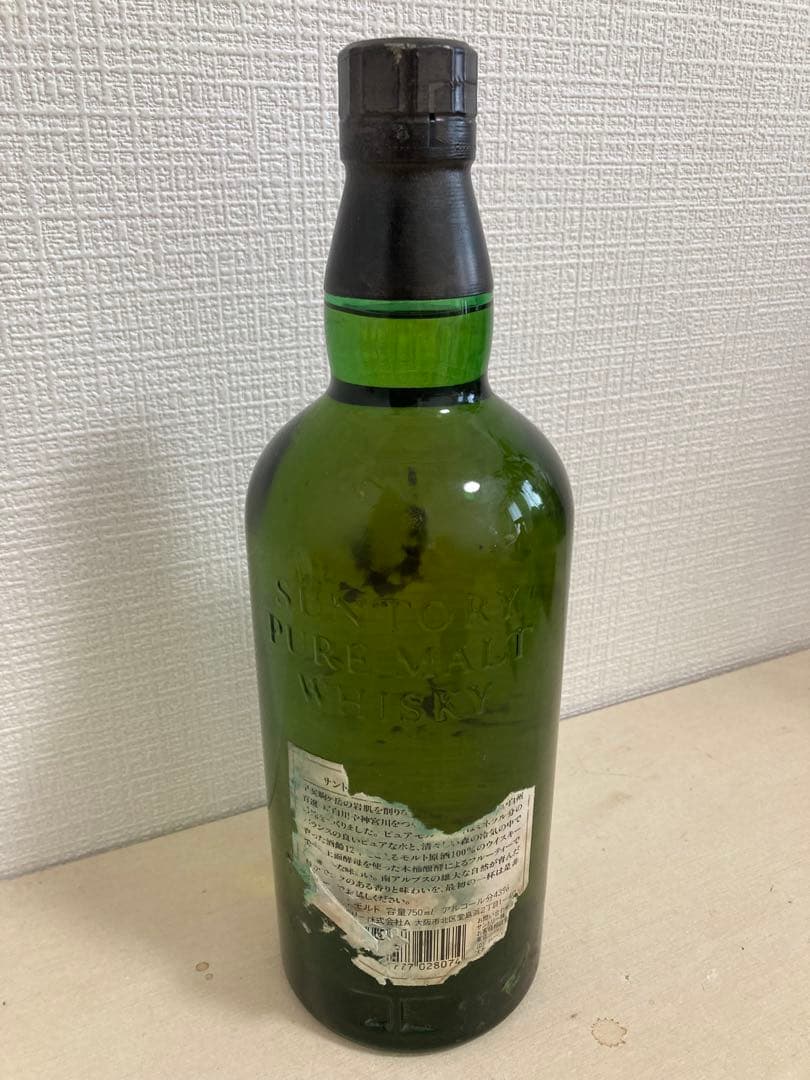 [未開封]サントリー ピュアモルトウイスキー　白州　12年旧ボトル