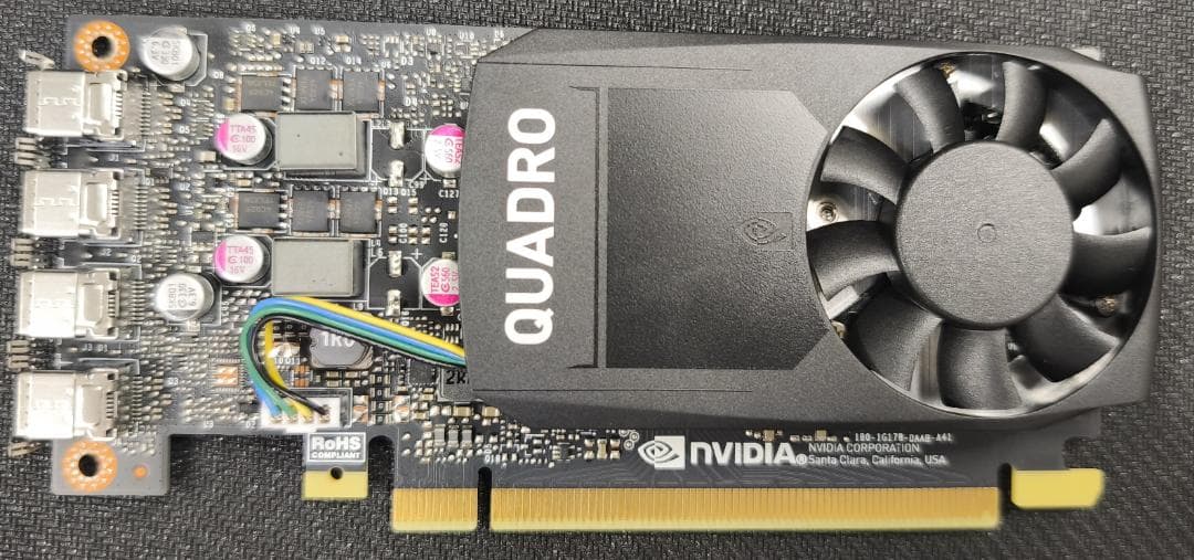 NVIDIA QUADRO P1000 グラフィックボード 付属品あり