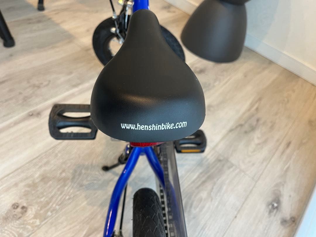 Henshin 幼児用自転車 青　クリスマスプレゼントに✨