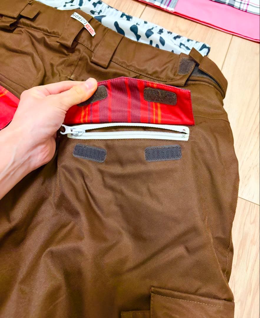 【モテ確定5点セット】スノボウェア上下、ゴーグル、手袋、ニット帽セット