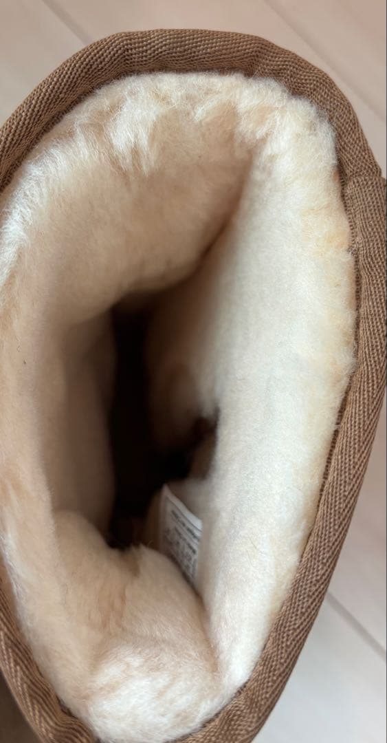 【新品】UGG ブラウン ムートンブーツ ジッパー付き