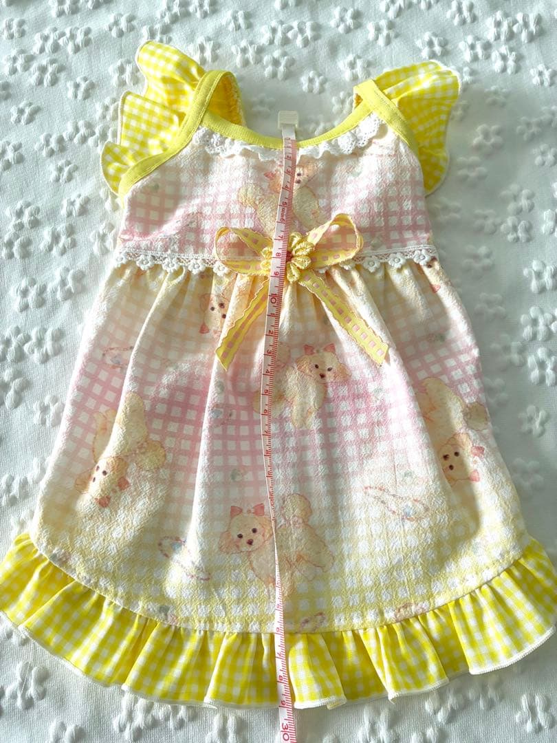 める 犬服ハンドメイドワンピース