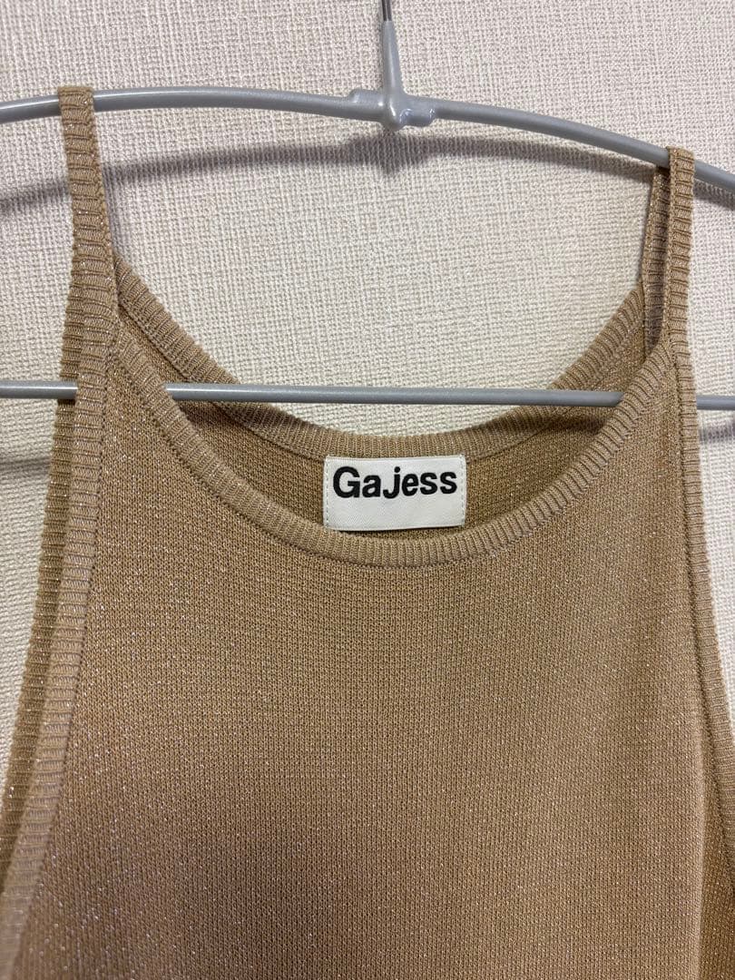【完売品】Gajess キャミソール ラメ Glitter Camisole
