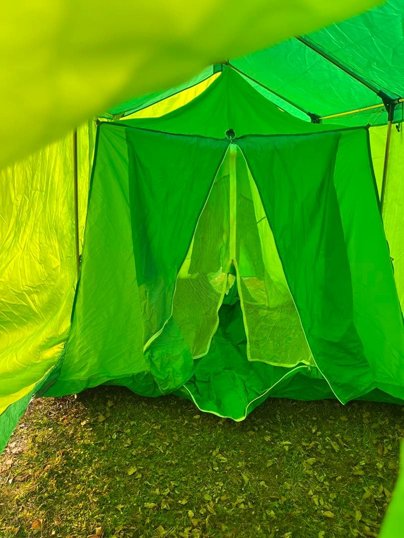 希少ロッジ型テント 大三工業株式会社(現ロゴス)コテージ E-493 2ルーム