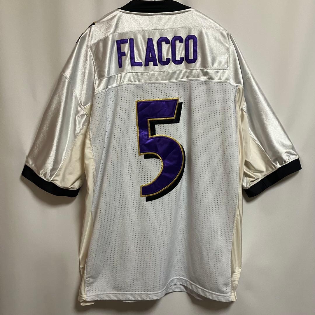 NFL レイブンズ アメフト 刺繍 ゲームシャツ FLACCO ユニフォーム
