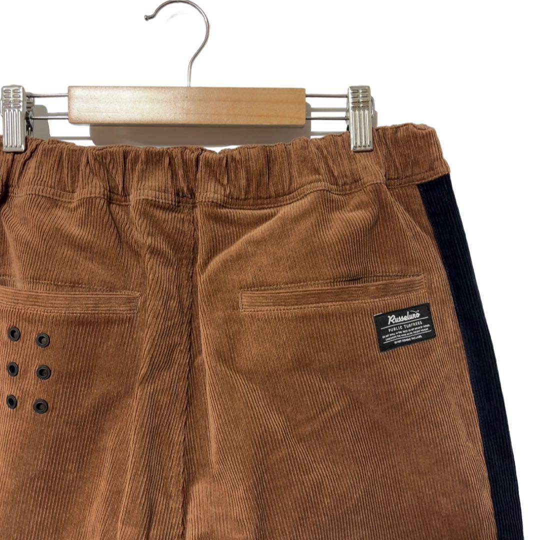 新品 ラッセルノ ゴルフ コーデュロイ コンバーティブルパンツ ブラウン 2XL