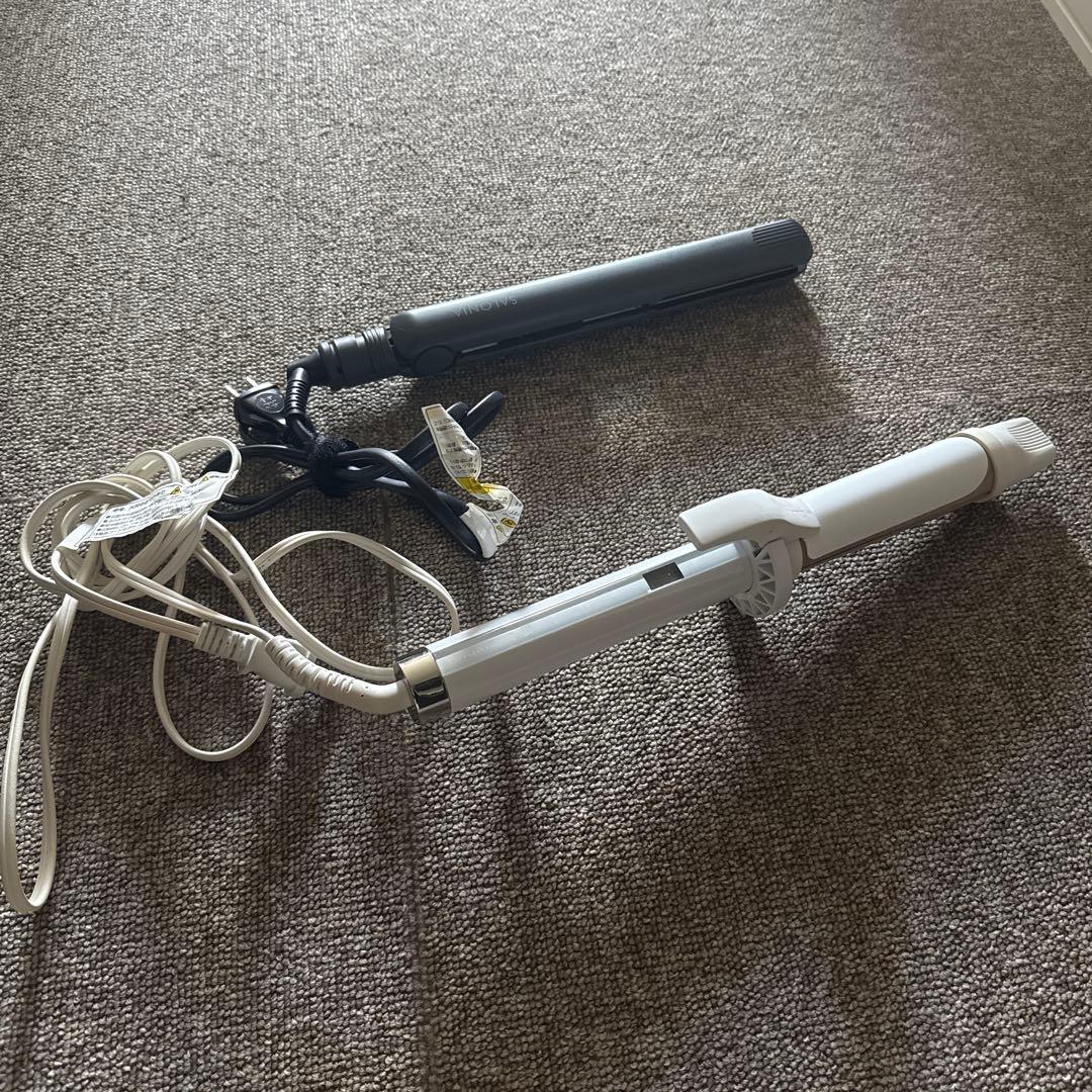 kinujo カールアイロン　ヘアアイロン　SALONIA ストレート