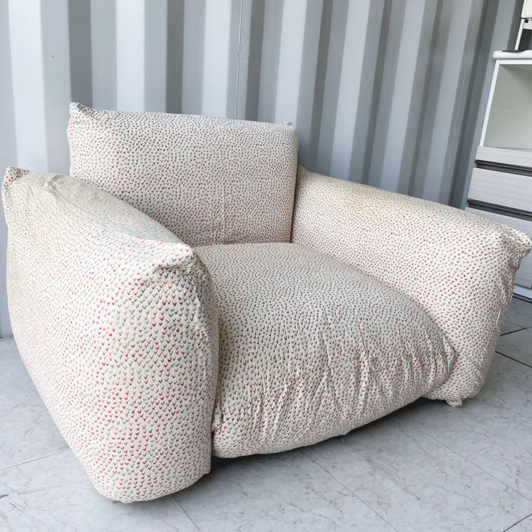 取付無料！アルフレックス マレンコ 柄カバー付きシングルファブリックソファ✨