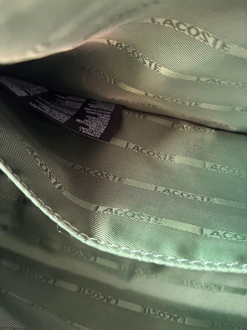 新品✨ラコステ CHANTACO ボストンショルダー 黒収納◎メンズ収納抜群