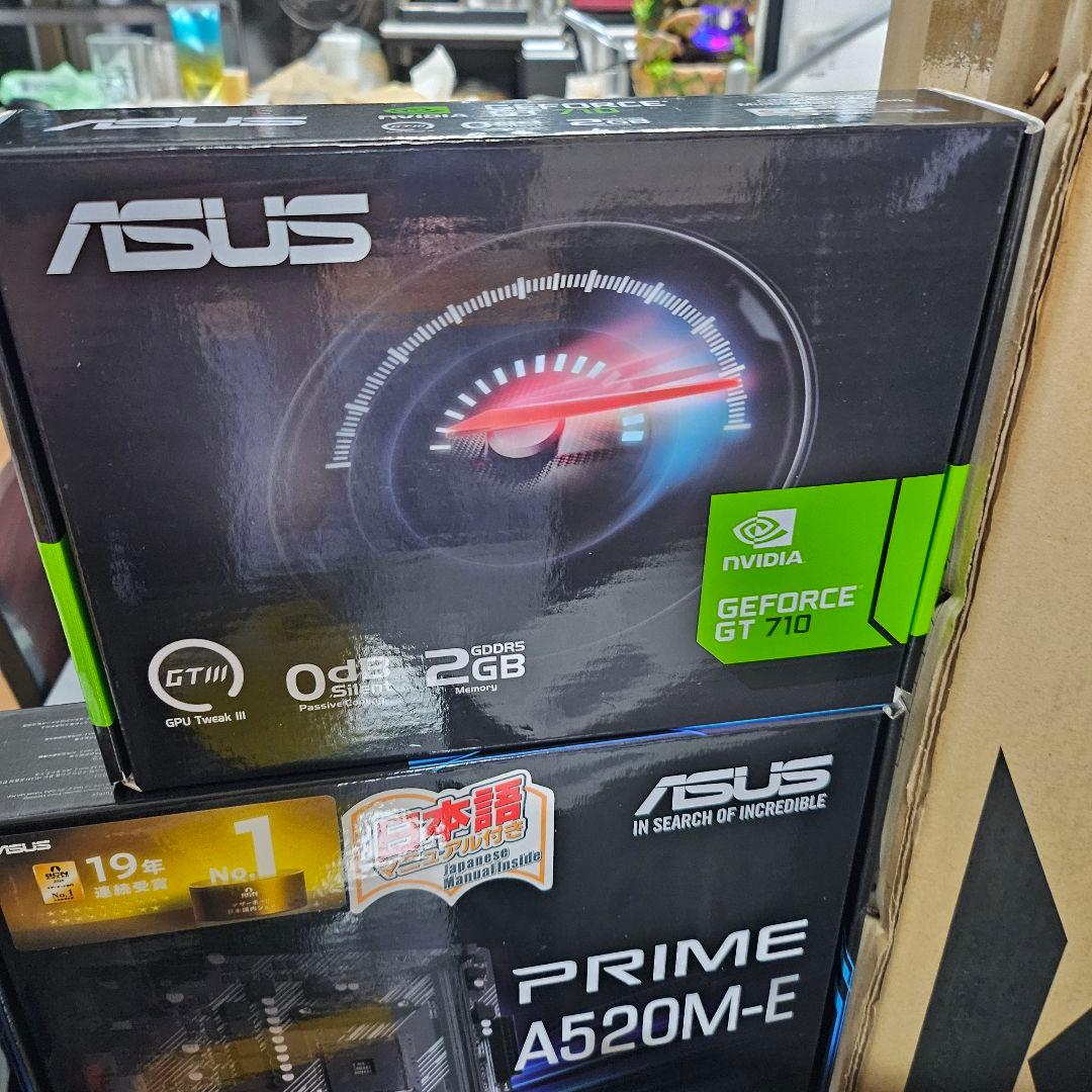 新品デスクトップPC　Ryzen 5 3500 GT710 DVD-RW