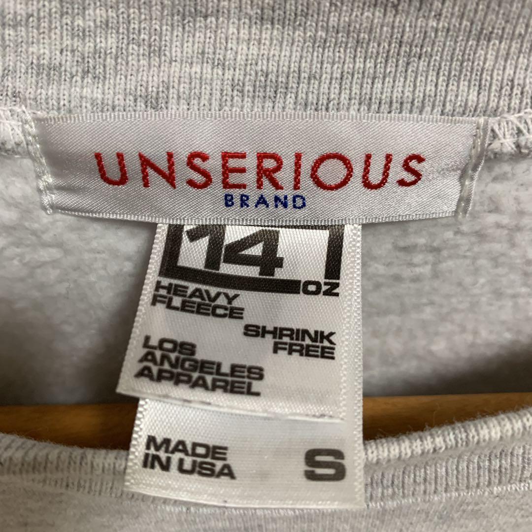 UNSERIOUS スウェット トレーナー スタンダードカリフォルニア