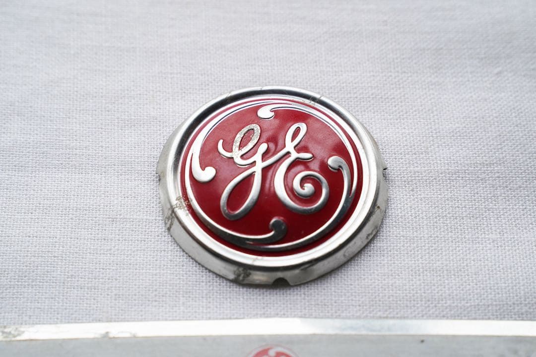 GENERAL ELECTRIC GE アルミ ネームバッジプレート