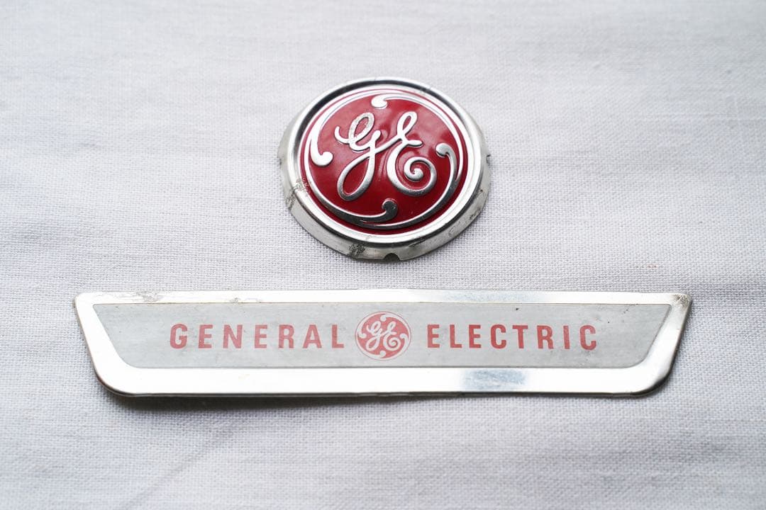 GENERAL ELECTRIC GE アルミ ネームバッジプレート