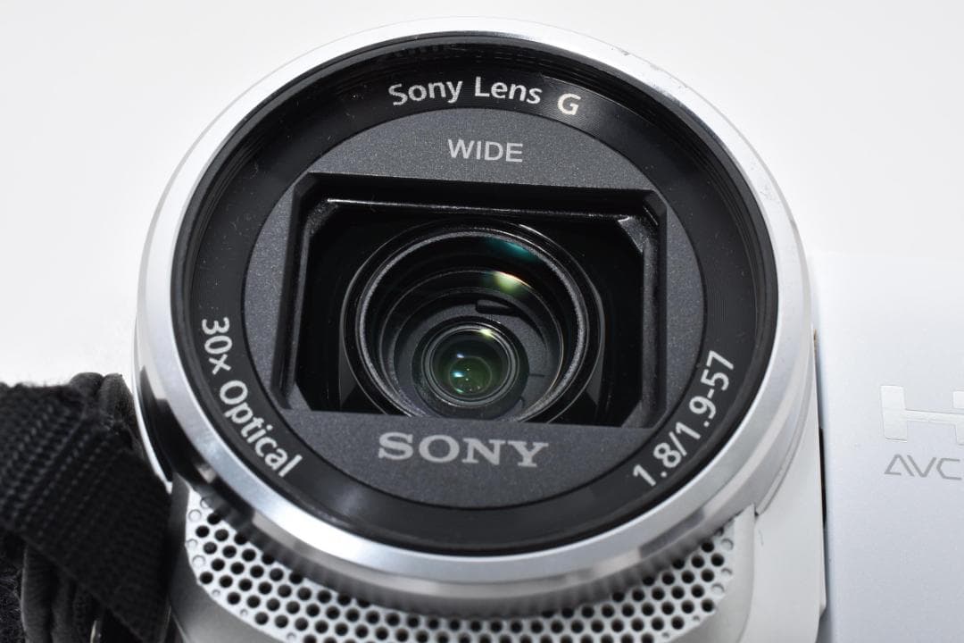 美品 ソニー　SONY HDR-CX680 ホワイト 1426