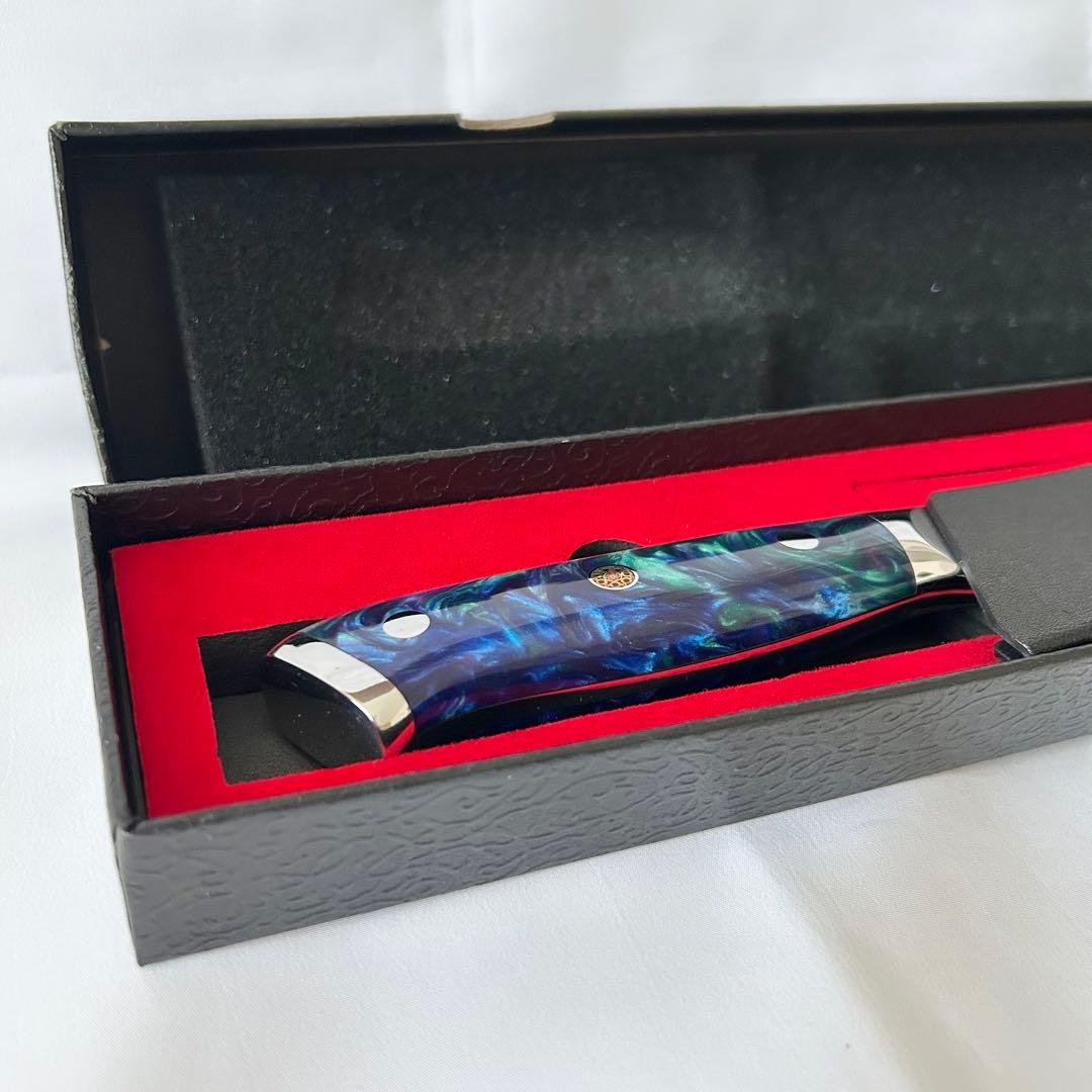 サファイアブルー SANMUZUO ボニングナイフ 7インチ フィレナイフ