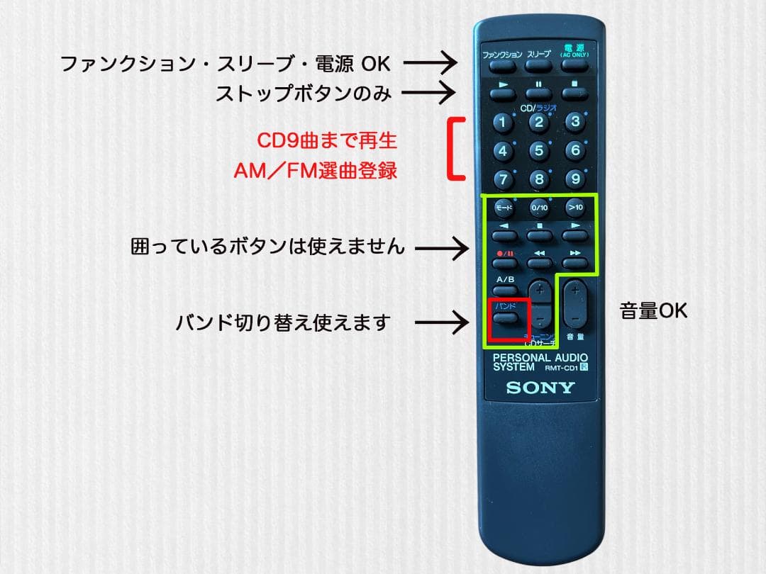 SONY CDラジオ ZS-RS81BT Bluetooth対応