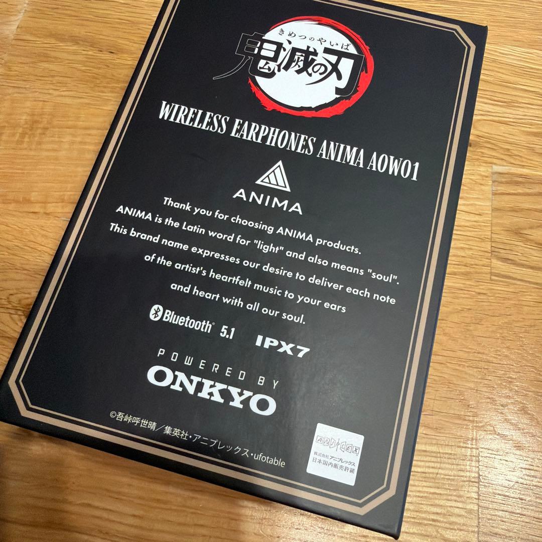 鬼滅の刃　煉獄杏寿郎モデル　ワイヤレスイヤホン　新品　未使用品　最終値下げ