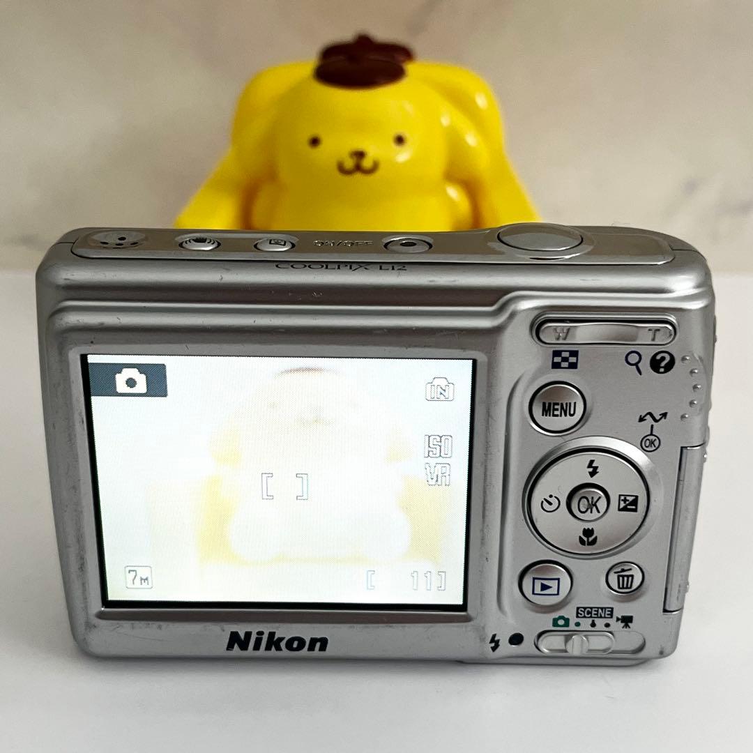 Nikon ニコン COOLPIX L12 シルバー 単3電池 平成 レトロ