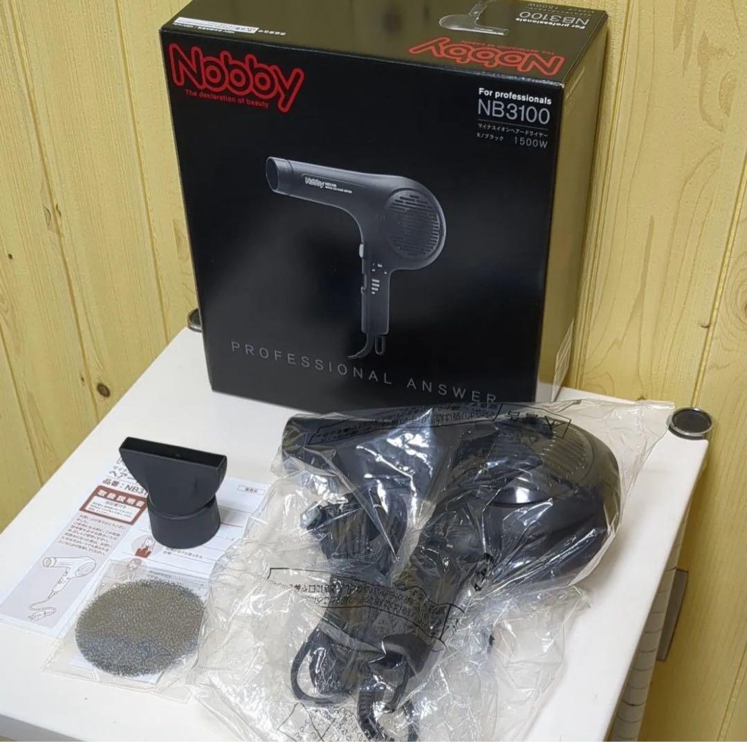 ノビー マイナスイオン ヘアドライヤー NB-3100-K （ブラック）