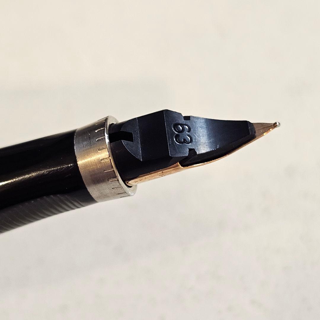 パーカー 63 ヴィンテージ万年筆 ペン先14K sterling silver