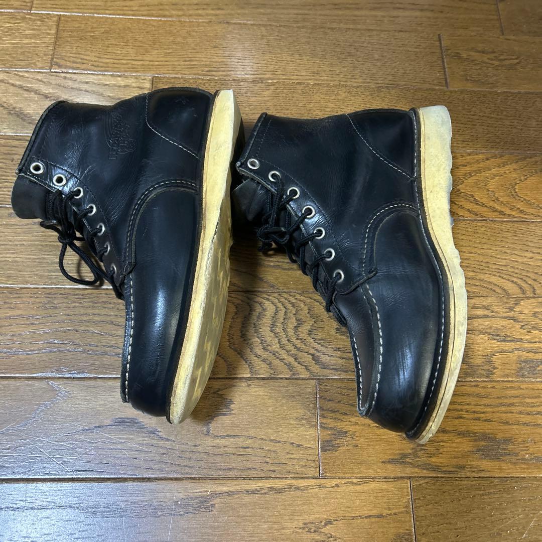 RED WINGレザー製黒ブーツ アイリッシュセッター