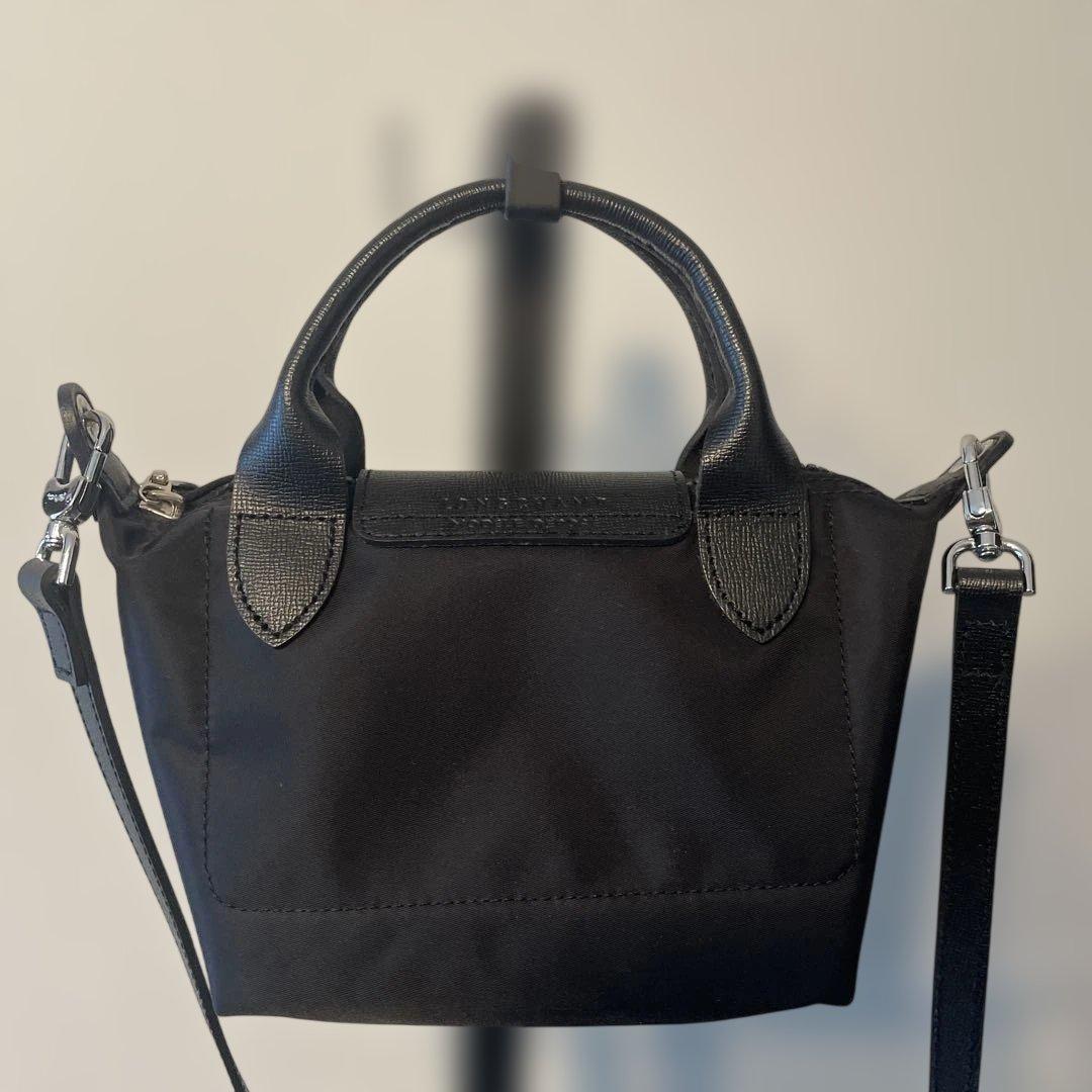 Longchamp ル プリアージュ ネオ トップハンドルXS ブラック