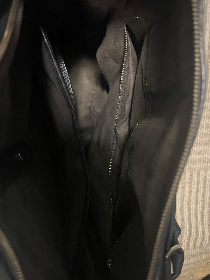 ペッレモルビダ レザー ビジネスバッグ CA201 ネイビーショルダーベルト付属