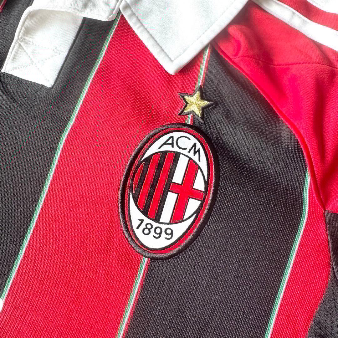 【襟付き＆ロングスリーブ仕様】ACミラン １２／１３（H）アディダス