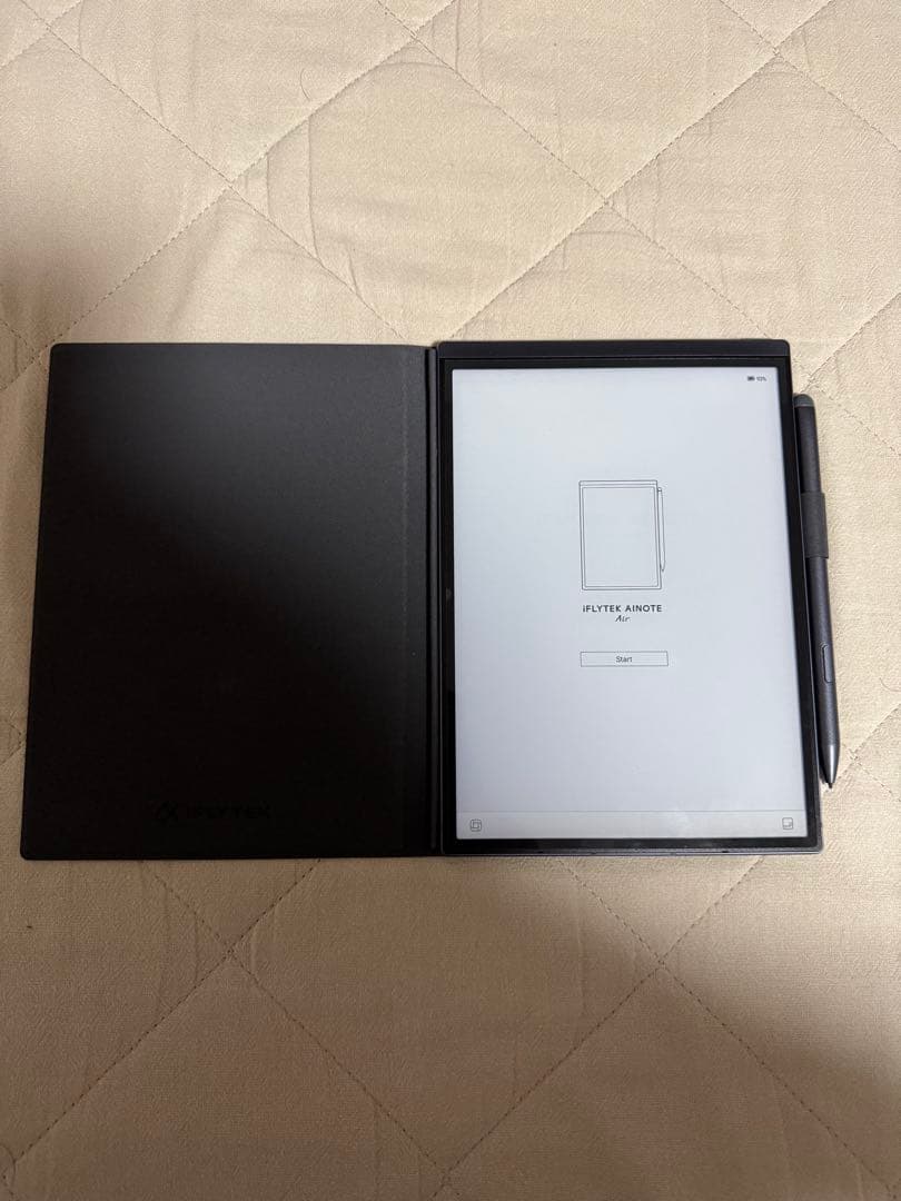 iFLYTEK AINOTE Air2 ブルーカバー&保護フィルム &ペン付属