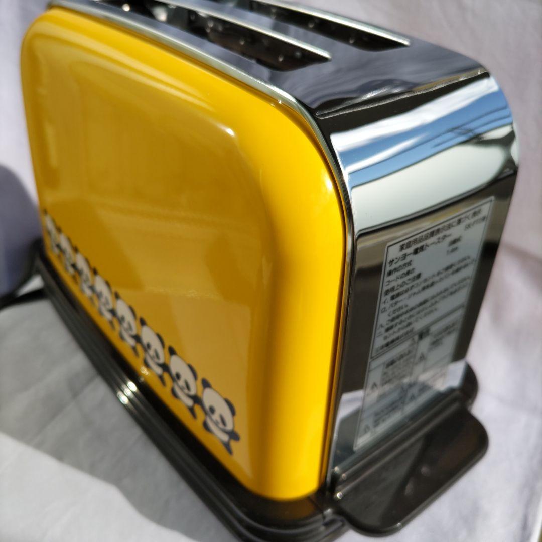 未使用 希少品　SANYO パンダ柄　 自動トースター　三洋電機株式会社