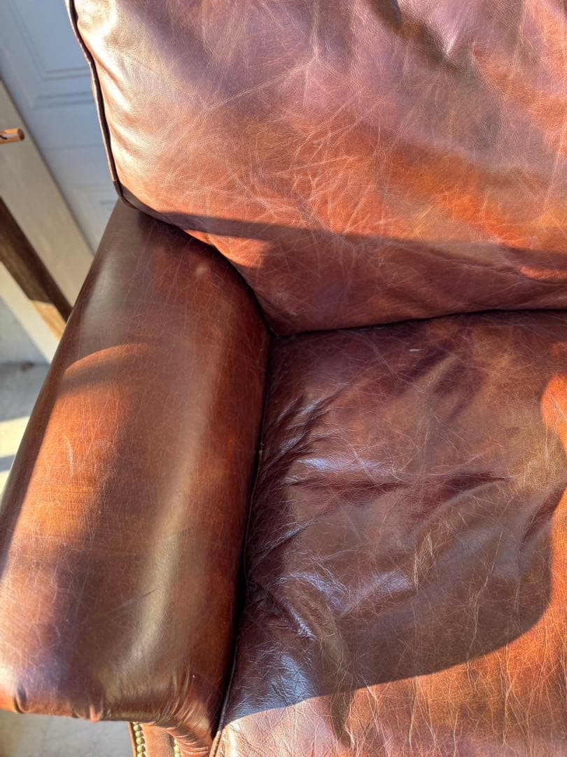 HALO　ハロ　バルモラル　3人掛けレザーソファ