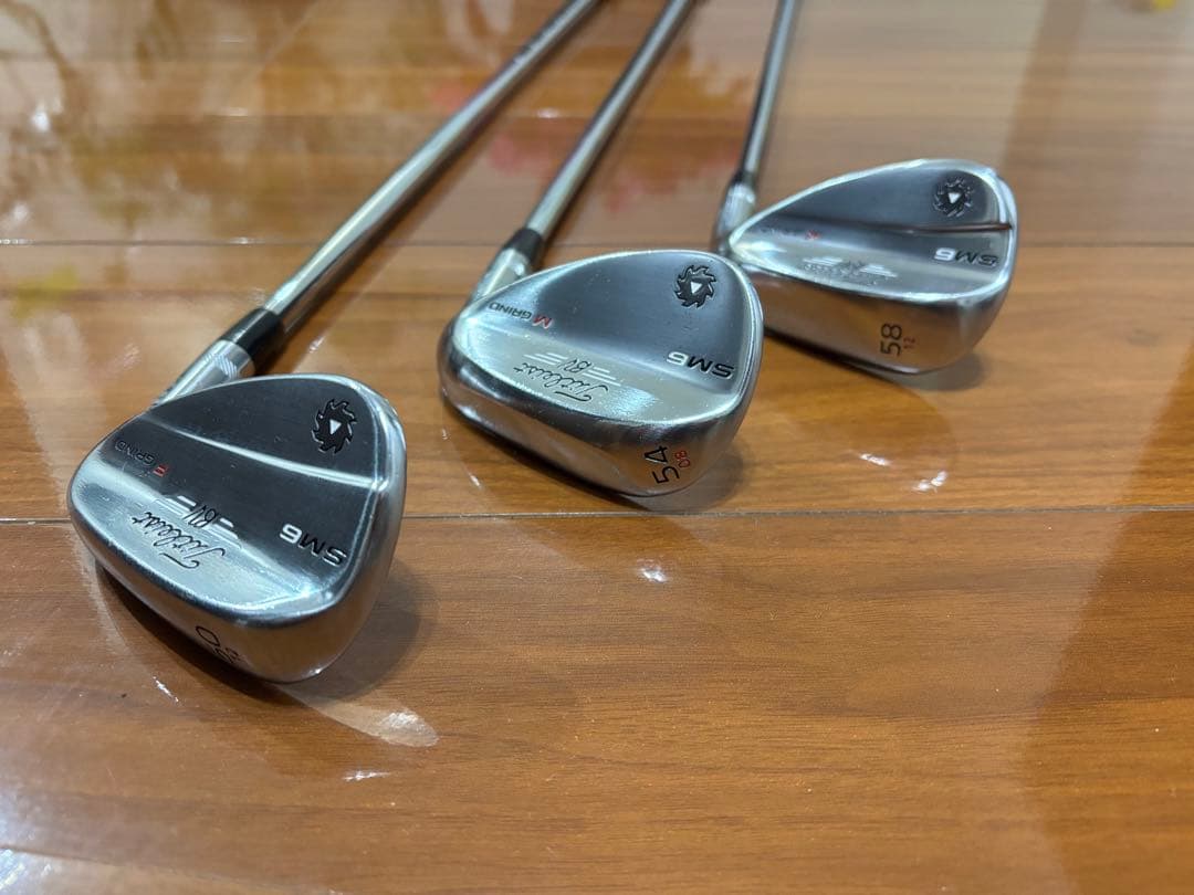 タイトリスト ボーケイ 3本セット　SM6 (50、54、58)モーダス120