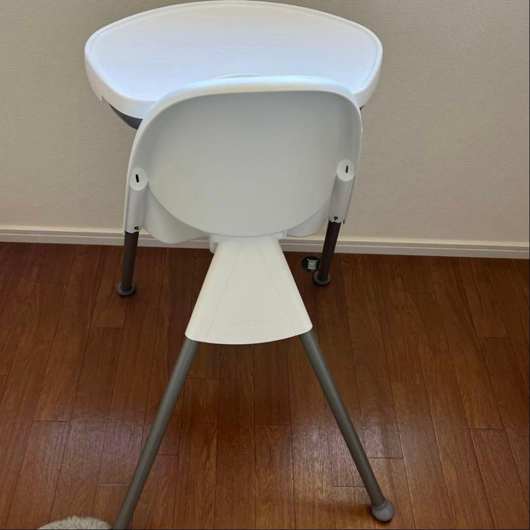 ベビービョルン ハイチェアホワイト×グレー