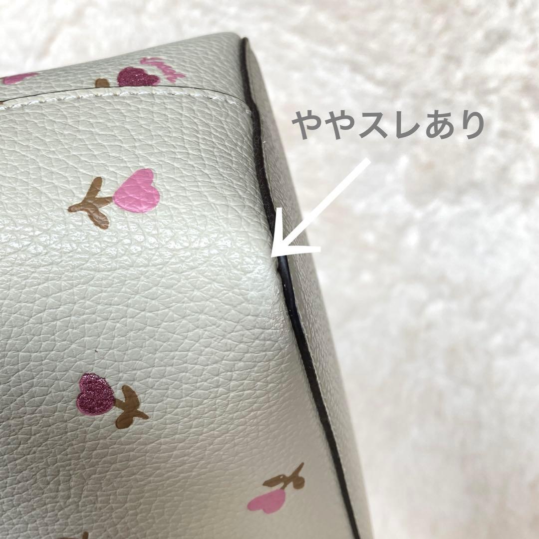 COACH コーチ ハートフローラル2wayバケットショルダーバッグ
