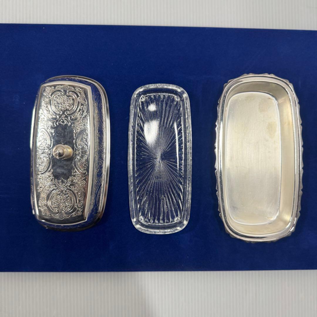 【希少】 Mappin & Webb マッピン＆ウェッブ バターディッシュ 美品