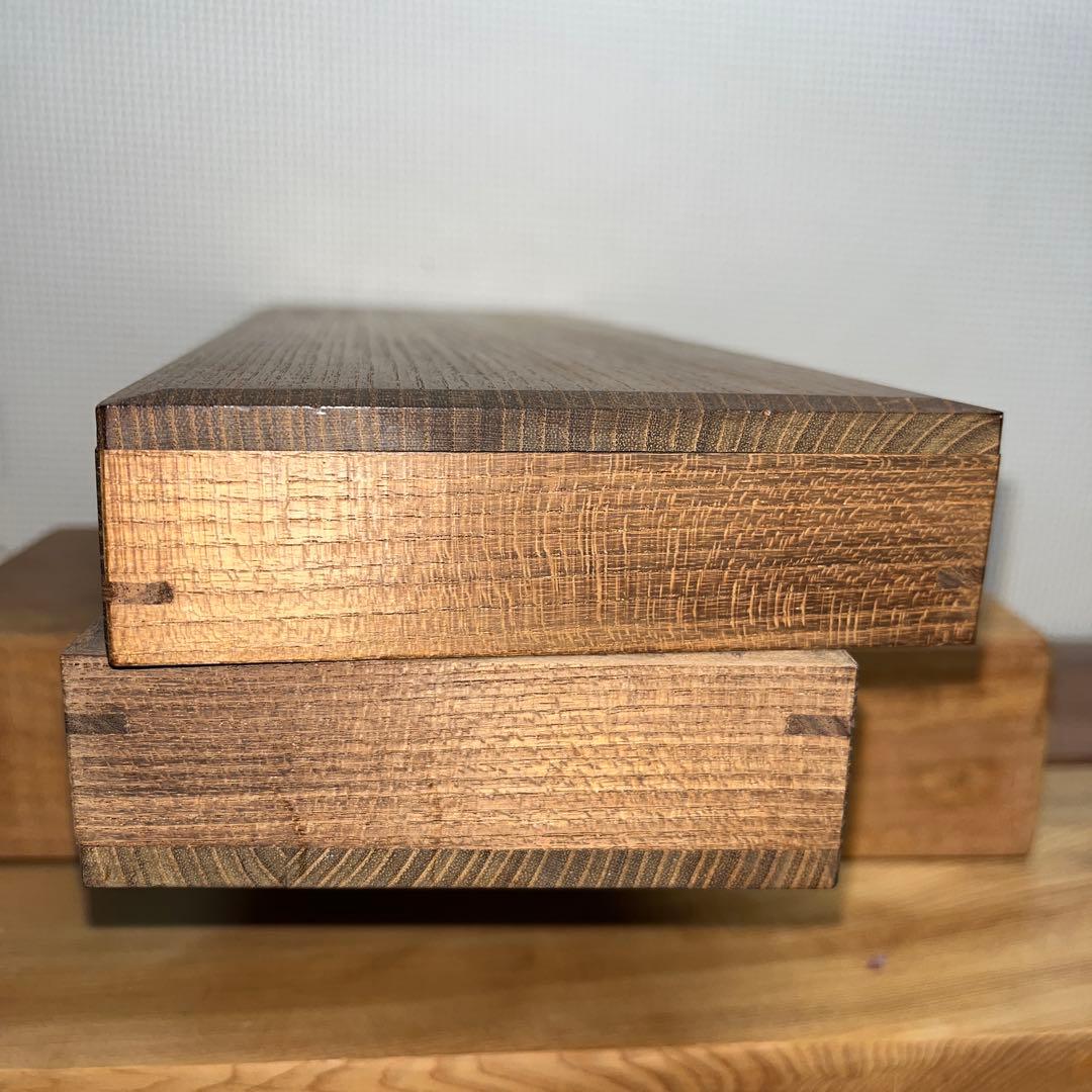 ⭕️ちず⭕️ 雨端硯　長方研　未使用に近い美品　27cm超え　雨端石紋綺麗