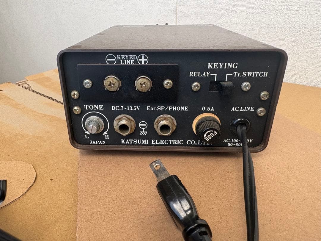 EK-150 KATSUMI エレキー パドル CW モールス A1