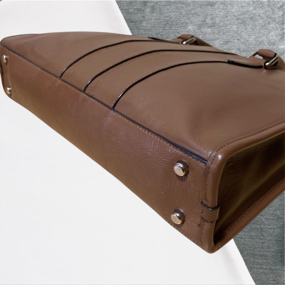 美品 COACH コーチ レザー メンズ ビジネスバッグ ブリーフケース