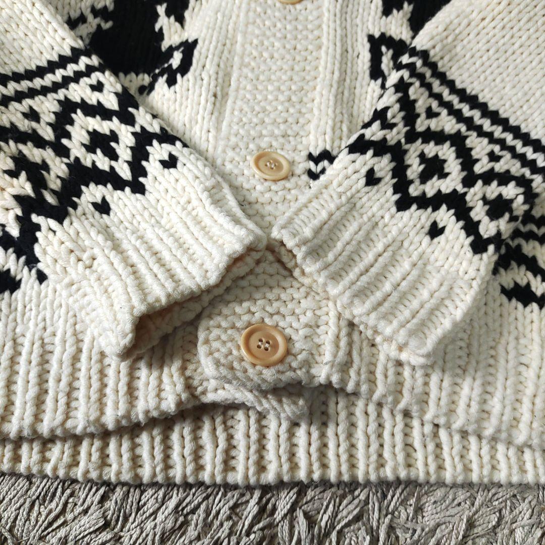 【ビッグロゴ】BURBERRY　バーバリーロンドン　カウチン　ニット