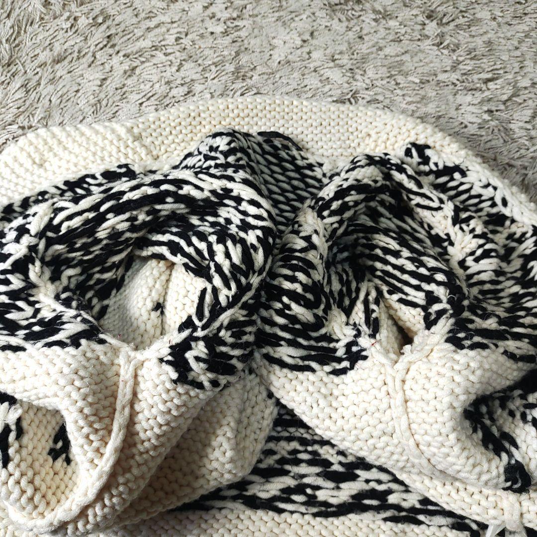 【ビッグロゴ】BURBERRY　バーバリーロンドン　カウチン　ニット